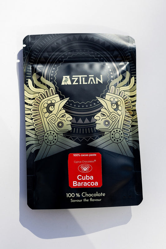 100% cacao dark chocolate in pouch made from single-origin cacao beans - Cuba Baracoa